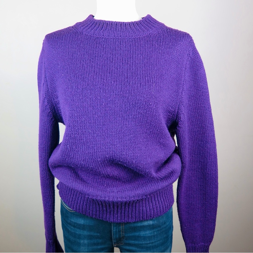 Bottega Veneta Purple Crew Neck Sweater